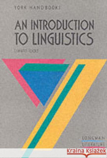 Introduction to Linguistics Professor Loreto Todd 9780582792937