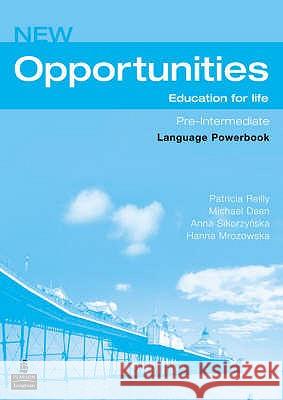 Opportunities Global Pre-Intermediate Language Powerbook NE Patricia Reilly, Michael Dean, Anna Sikorzynska, Hanna Mrozowska 9780582854185 Pearson Education Limited