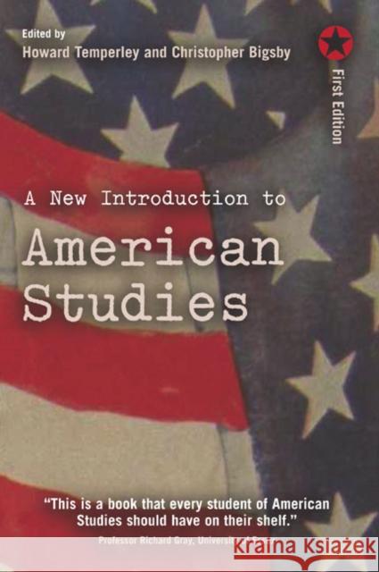 A New Introduction to American Studies Christopher Bigsby 9780582894372 0