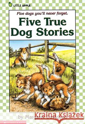 Five True Dog Stories Margaret Davidson Susanne Suba 9780590424011 Scholastic Paperbacks