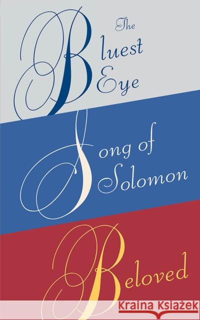 Toni Morrison Box Set: The Bluest Eye, Song of Solomon, Beloved Morrison, Toni 9780593082164 Vintage