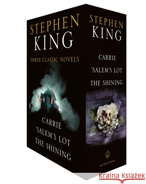 Stephen King Three Classic Novels Box Set: Carrie, 'Salem's Lot, The Shining Stephen King 9780593082218 Anchor Books