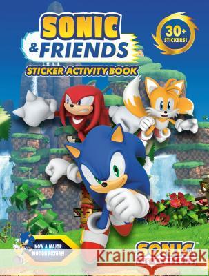 Sonic & Friends Sticker Activity Book Penguin Young Readers Licenses 9780593093023 Penguin Young Readers Licenses