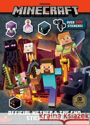 Minecraft Official the Nether and the End Sticker Book (Minecraft) Stephanie Milton, Random House 9780593124697 Random House USA Inc