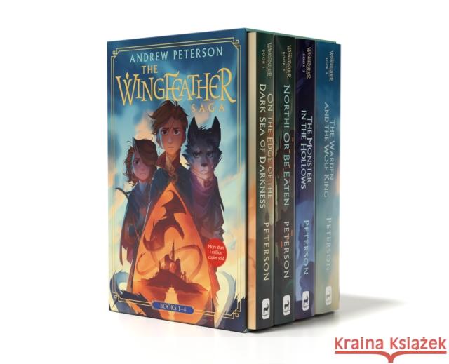 Wingfeather Saga Boxed Set: On the Edge of the Dark Sea of Darkness; North! Or Be Eaten; The Monster in the Hollows; The Warden and the Wolf King Andrew Peterson, Joe Sutphin 9780593235690 Waterbrook Press (A Division of Random House 