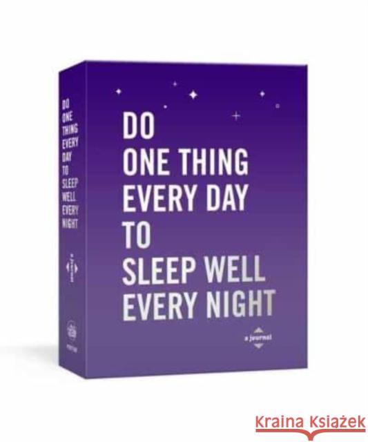Do One Thing Every Day to Sleep Well Every Night: A Journal Dian G. Smith 9780593236567 Random House USA Inc