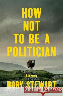 How Not to Be a Politician: A Memoir Rory Stewart 9780593300329 Penguin Press