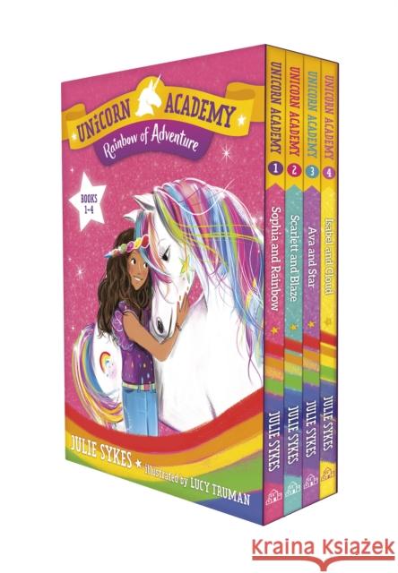 Unicorn Academy: Rainbow of Adventure Boxed Set (Books 1-4) Julie Sykes Lucy Truman 9780593301517