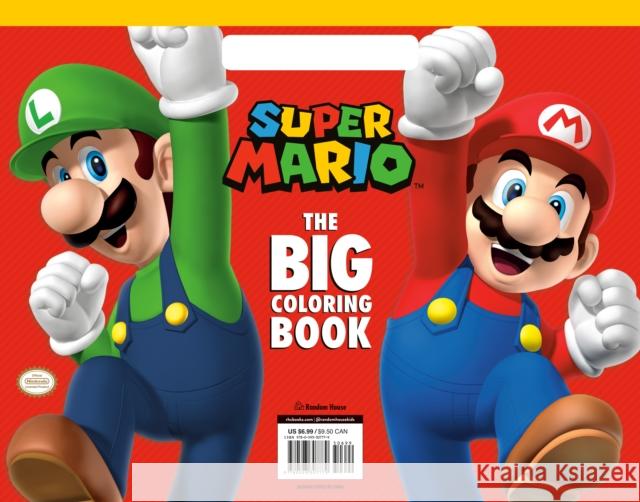 Super Mario: The Big Coloring Book (Nintendo®) Random House 9780593307779
