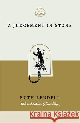 A Judgement in Stone (Special Edition) Ruth Rendell 9780593311929 Vintage Crime/Black Lizard