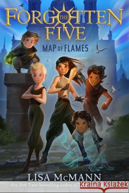 Map of Flames (the Forgotten Five, Book 1) Lisa McMann 9780593325421