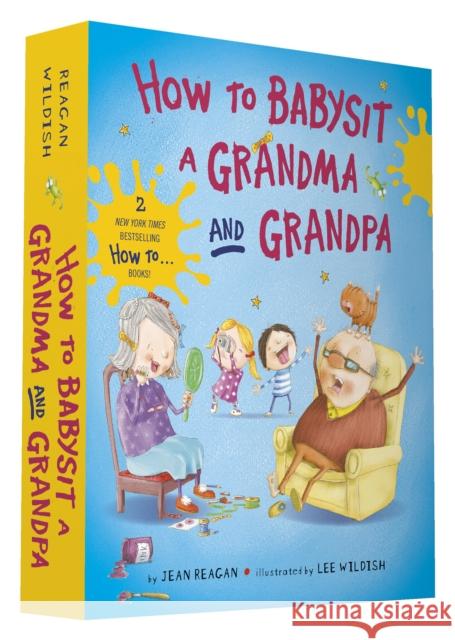 How to Babysit a Grandma and Grandpa Board Book Boxed Set Jean Reagan Lee Wildish 9780593377833