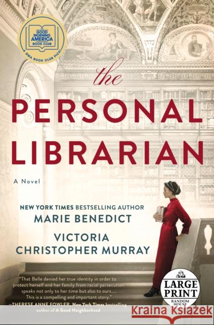 The Personal Librarian: A GMA Book Club Pick (A Novel) Marie Benedict, Victoria Christopher Murray 9780593414248 Diversified Publishing