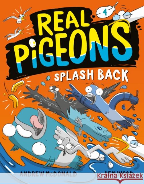 Real Pigeons Splash Back (Book 4) McDonald, Andrew 9780593427163 Random House Books for Young Readers