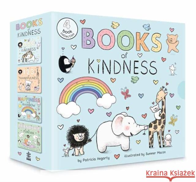 Books of Kindness: ABCs of Kindness; 123s of Thankfulness; Happiness Is a Rainbow; Friendship Is Forever Hegarty, Patricia 9780593434758