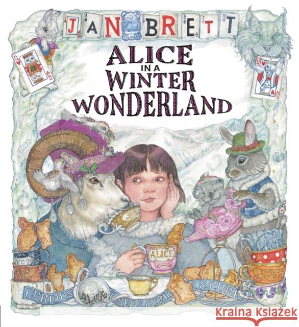 Alice in a Winter Wonderland Jan Brett Lewis Carroll 9780593533888 Penguin Putnam Inc