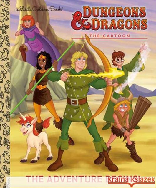 The Adventure Begins! (Dungeons & Dragons) Dennis R. Shealy Golden Books 9780593569368