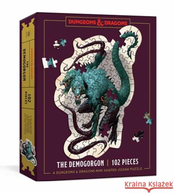 Dungeons & Dragons Mini Shaped Jigsaw Puzzle: The Demogorgon Edition: 102-Piece Collectible Puzzle for All Ages Official Dungeons & Dragons Licensed 9780593580684 Clarkson Potter Publishers