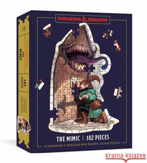 Dungeons & Dragons Mini Shaped Jigsaw Puzzle: The Mimic Edition: 102-Piece Collectible Puzzle for All Ages Official Dungeons & Dragons Licensed 9780593580691 Clarkson Potter Publishers