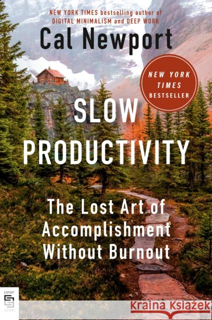Slow Productivity: The Lost Art of Accomplishment Without Burnout  9780593719435 Portfolio
