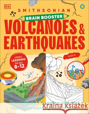 Brain Booster Volcanoes and Earthquakes DK 9780593847985 DK Publishing (Dorling Kindersley)