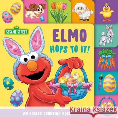 Elmo Hops to It! an Easter Counting Book (Sesame Street) Andrea Posner-Sanchez Barry Goldberg 9780593900055 Random House Books for Young Readers