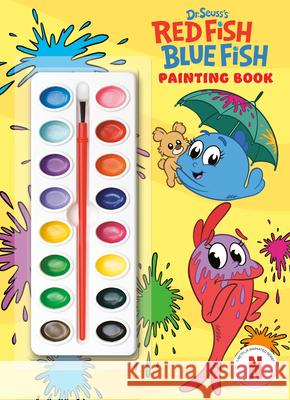 Dr. Seuss's Red Fish, Blue Fish Painting Book Random House                             Random House 9780593905432 Random House Books for Young Readers