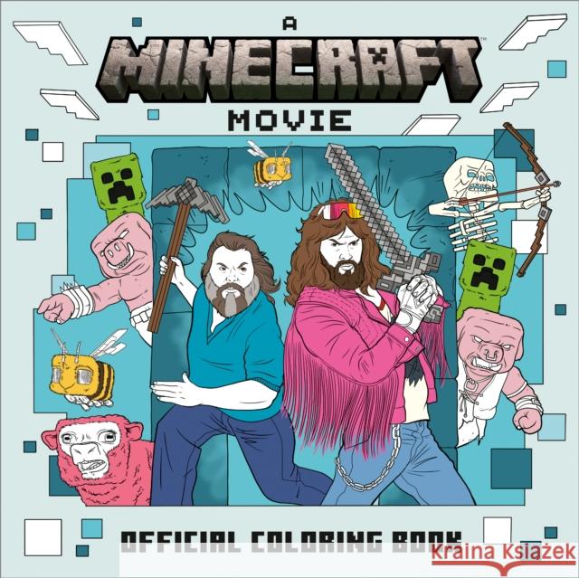 A Minecraft Movie Official Coloring Book Mojang AB 9780593972786 Random House Worlds