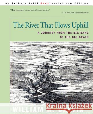 The River That Flows Uphill: A Journey from the Big Bang to the Big Brain Calvin, William H. 9780595167005 Backinprint.com