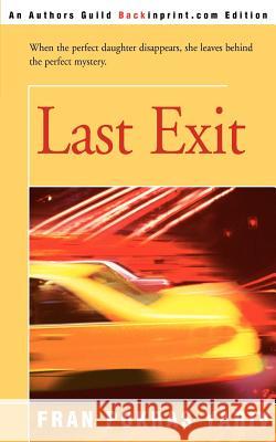 Last Exit Fran Yariv 9780595175802 Backinprint.com