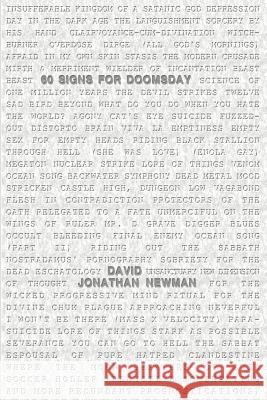 60 Signs for Doomsday David Jonathan Newman 9780595305766