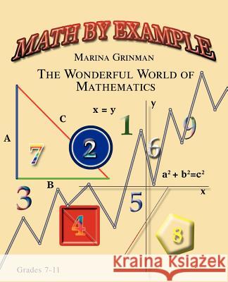 Math by Example: The Wonderful World of Mathematics Grinman, Marina 9780595321858 iUniverse
