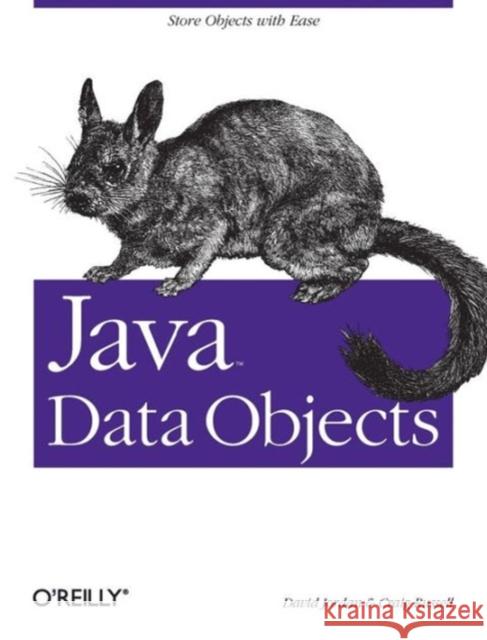 Java Data Objects David Jordan Craig Russell Rick Cattell 9780596002763 O'Reilly Media