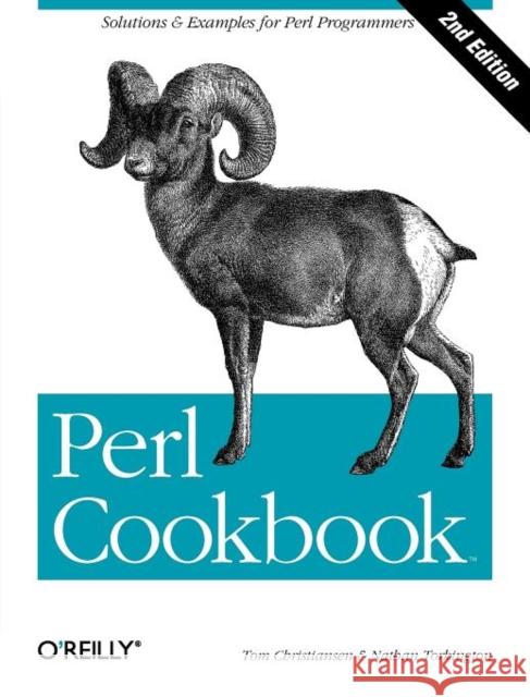 Perl Cookbook Tom Christiansen Nathan Torkington 9780596003135 O'Reilly Media