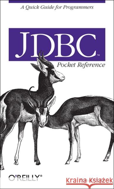 JDBC Pocket Reference Donald Bales 9780596004576