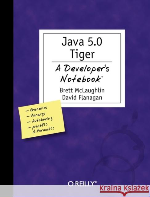 Java 5.0 Tiger McLaughlin, Brett 9780596007386