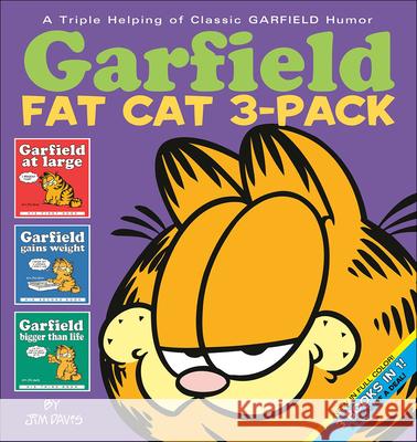 Garfield Fat Cat: Garfield at Large/Garfield Gains Weight/Garfield Bigger Than Life J. Davis 9780613685818 Topeka Bindery