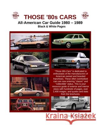 Those 80s Cars James Kaster 9780615346205