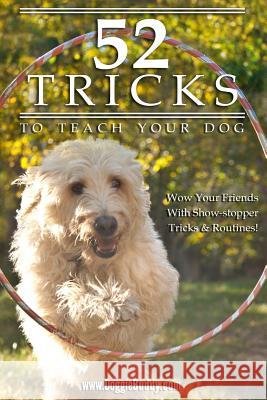 52 Tricks To Teach Your Dog Doggiebuddy 9780615792590 Doggiebuddy Press