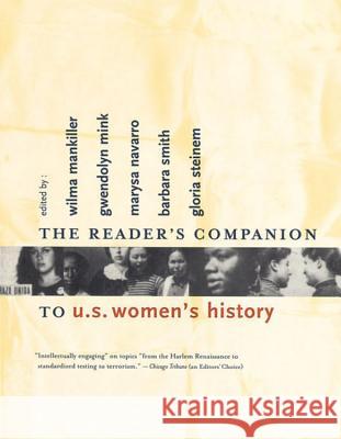 The Reader's Companion to U.S. Women's History Mink, Gwendolyn 9780618001828 Houghton Mifflin Company