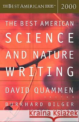 The Best American Science and Nature Writing David Quammen David Quammen 9780618082957 Mariner Books