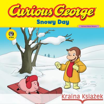 Curious George Snowy Day (Cgtv 8x8): A Winter and Holiday Book for Kids Rey, H. A. 9780618800438 Houghton Mifflin Company