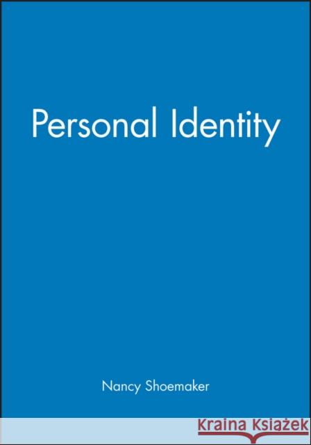 Personal Identity Sydney Shoemaker Richard Swinburne 9780631134329 Basil Blackwell