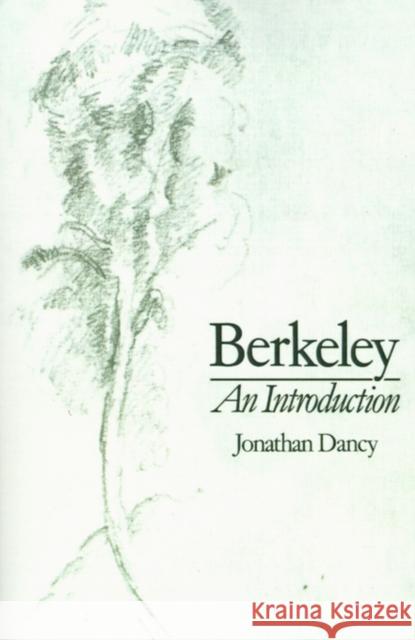 Berkeley: An Introduction Dancy, Jonathan 9780631155096