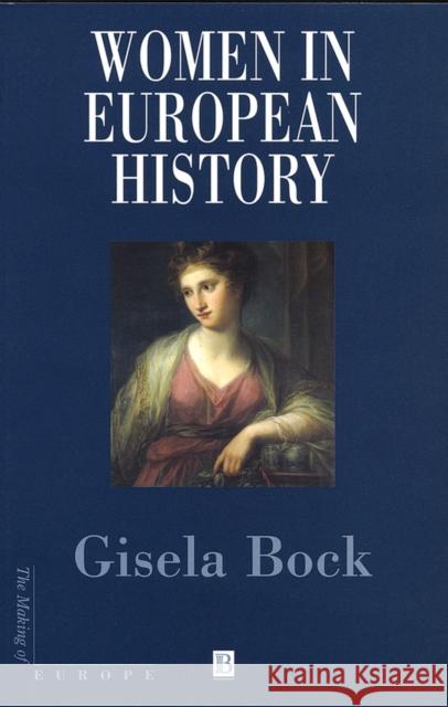 Women in European History Gisela Bock Allison Brown 9780631191452