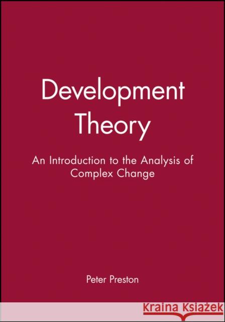 Development Theory Preston, Peter 9780631195559
