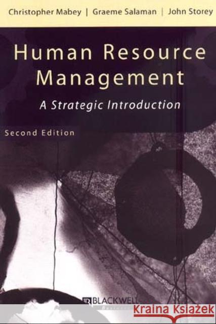 Human Resource Management 2e Mabey, Christopher 9780631208235