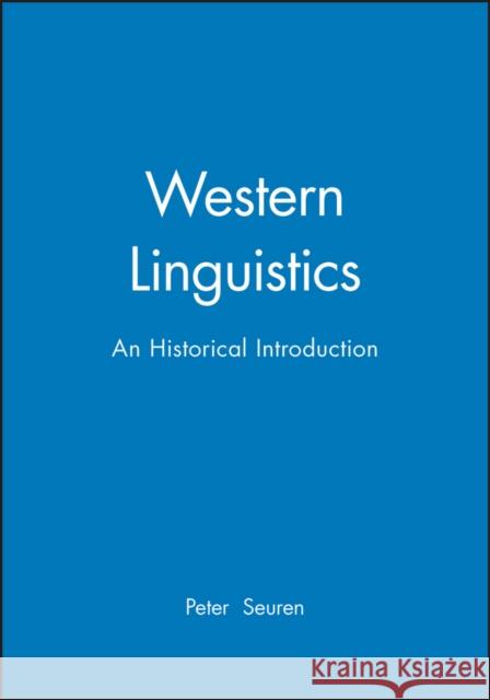 Western Linquistics Seuren, Peter A. M. 9780631208914 Blackwell Publishers