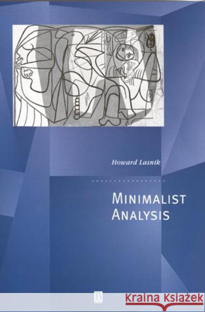 Minimalist Analysis Howard Lasnik 9780631210931