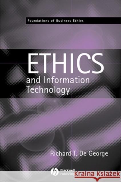 Ethics de George, Richard T. 9780631214250 Blackwell Publishers